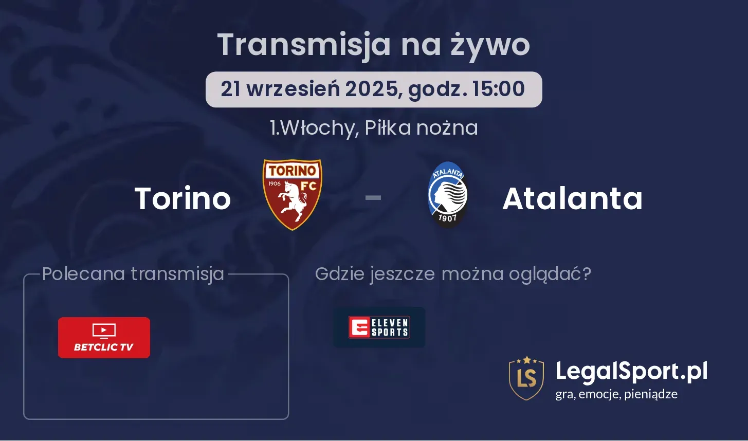Torino - Atalanta gdzie oglądać?