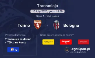 Torino - Bologna gdzie oglądać (15.02.2026)