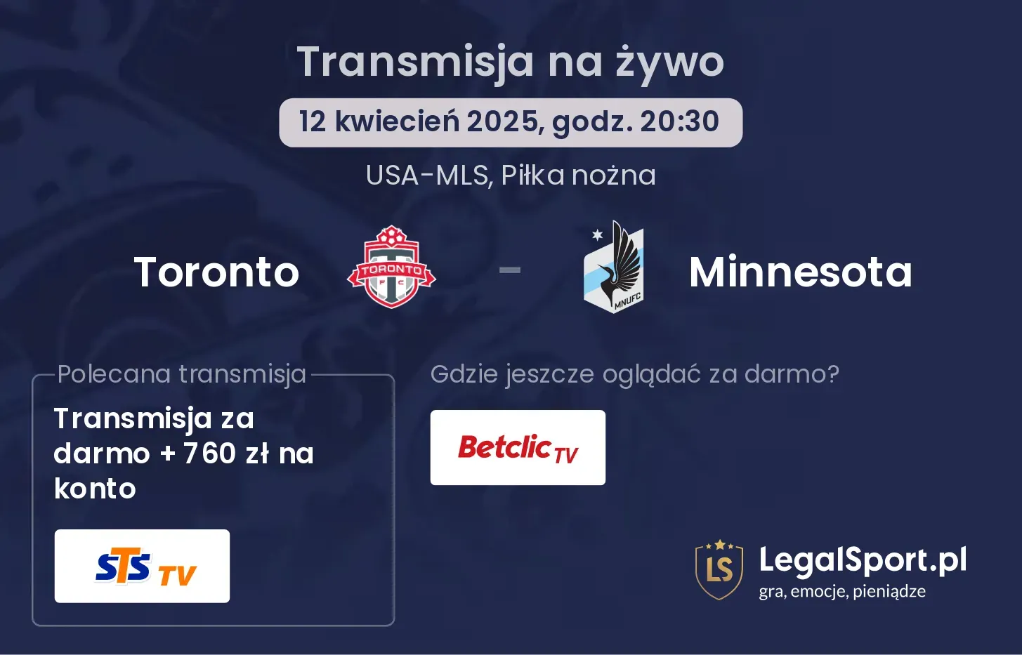 Toronto - Minnesota gdzie oglądać transmisję?