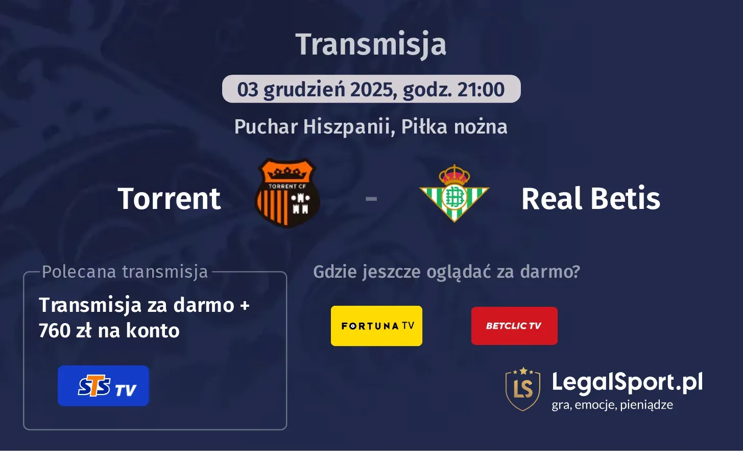 Torrent - Real Betis Transmisje