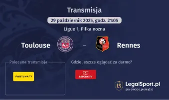 Toulouse - Rennes gdzie oglądać?