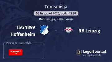 TSG 1899 Hoffenheim - RB Leipzig gdzie oglądać? (08.11)