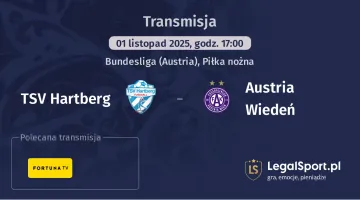 TSV Hartberg - Austria Wiedeń gdzie oglądać?
