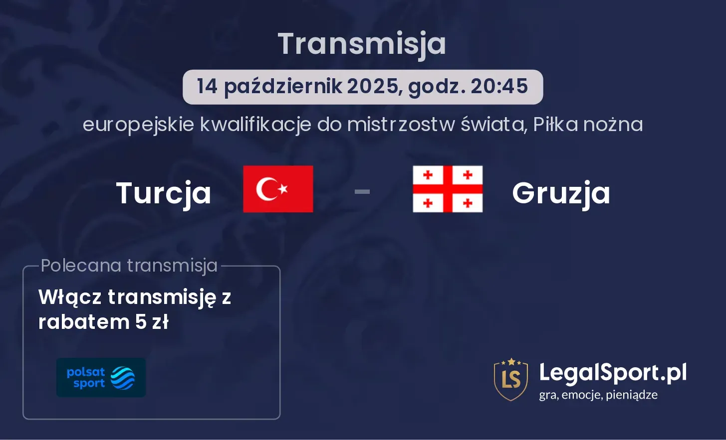 Turcja - Gruzja Transmisje