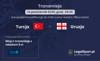 Turcja - Gruzja gdzie oglądać?