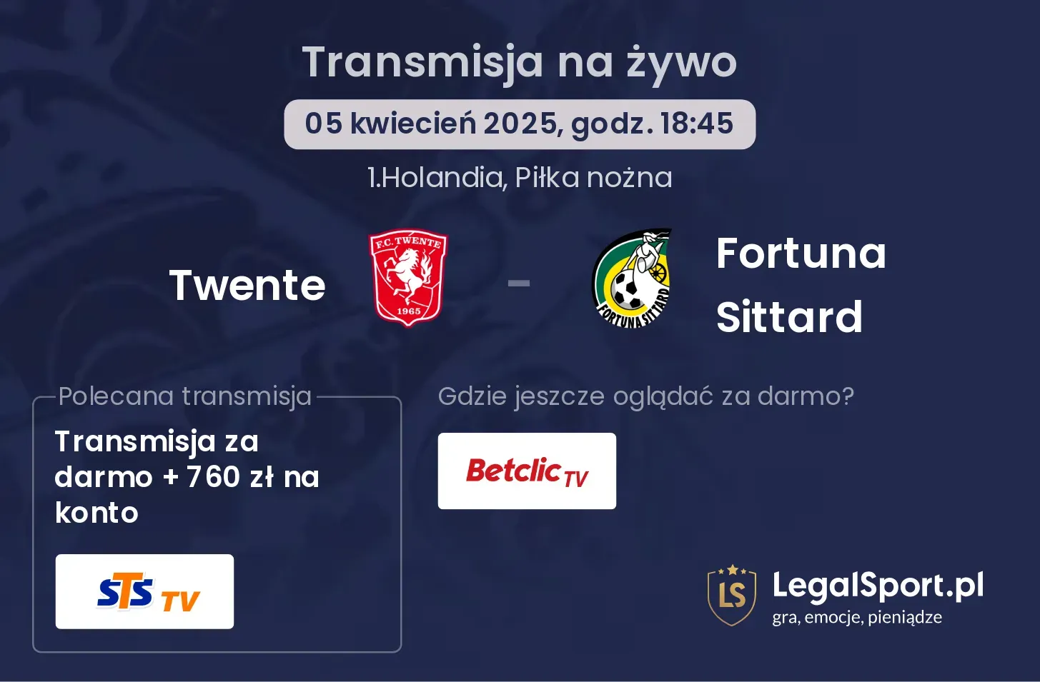 Twente - Fortuna Sittard gdzie oglądać?