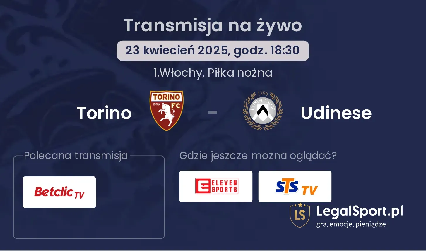 Torino - Udinese gdzie oglądać?