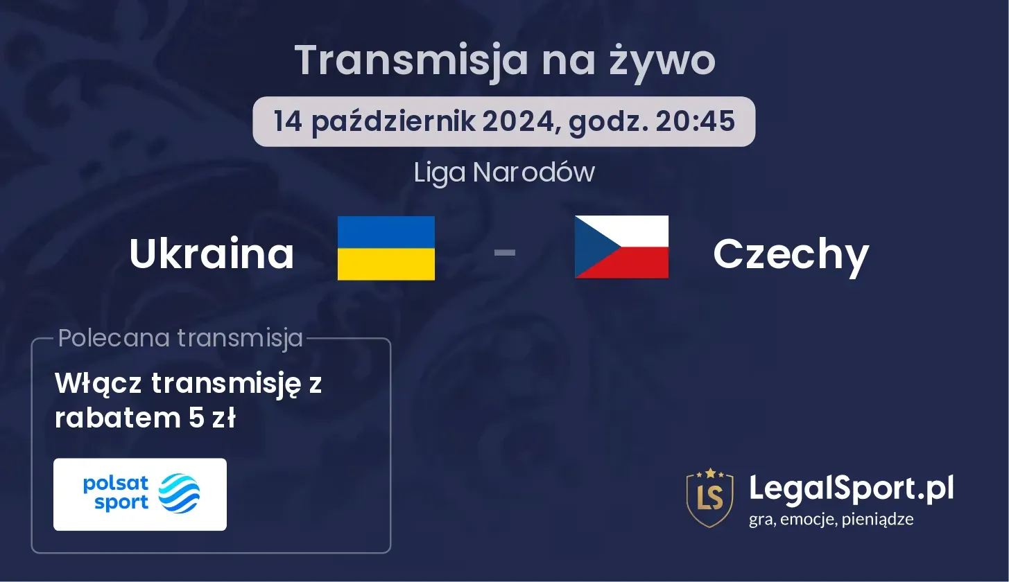 Ukraina - Czechy gdzie oglądać? 14.10, godz. 20:45