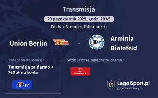 Union Berlin - Arminia Bielefeld gdzie oglądać?