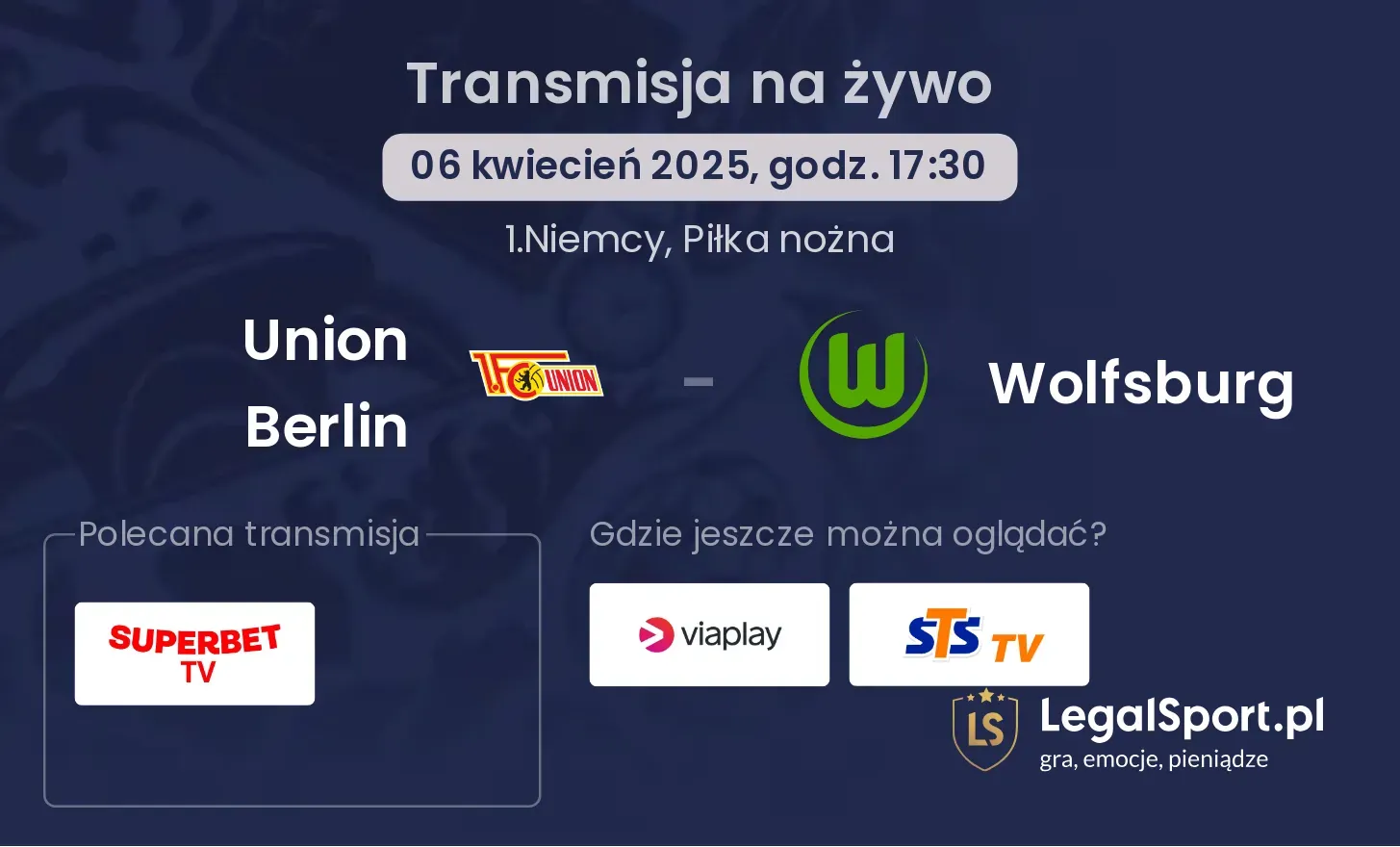 Union Berlin - Wolfsburg gdzie oglądać?
