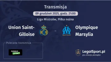 Union Saint-Gilloise - Olympique Marsylia gdzie oglądać? (09.12)