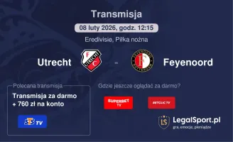 Utrecht - Feyenoord gdzie oglądać? (08.02)