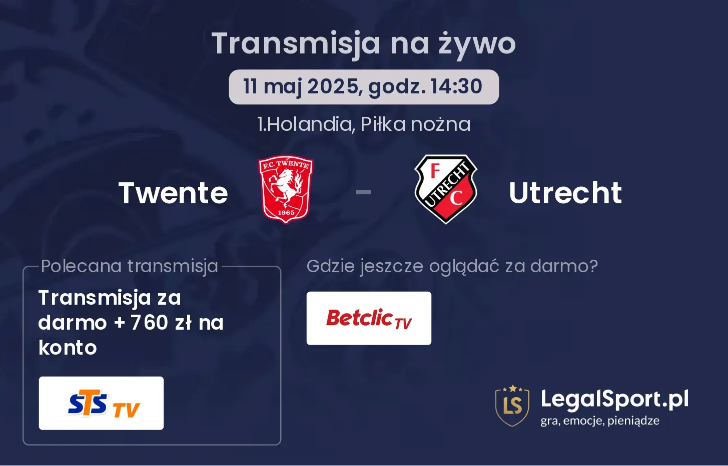 Twente - Utrecht gdzie oglądać?
