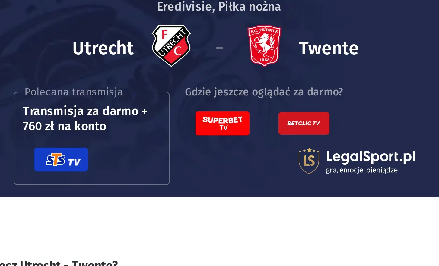 Utrecht - Twente Transmisje