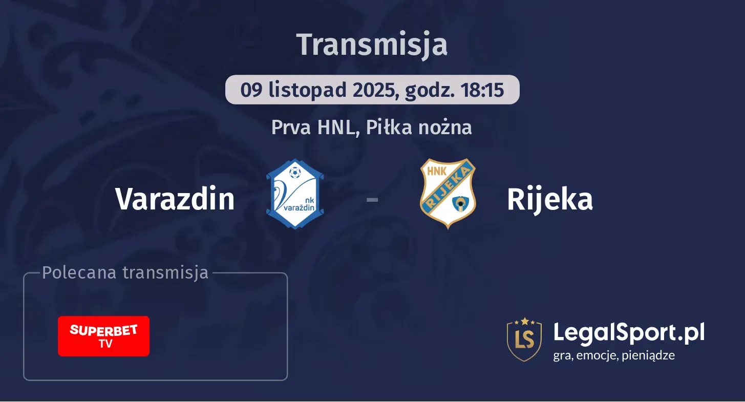 Varazdin - Rijeka Transmisje