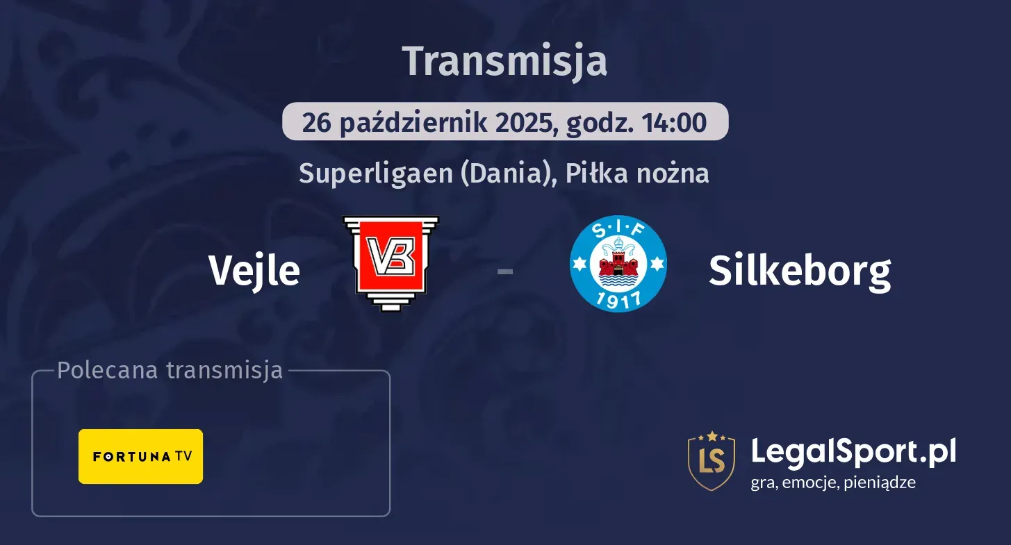 Vejle - Silkeborg gdzie oglądać?