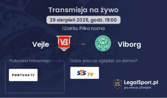 Vejle - Viborg gdzie oglądać?