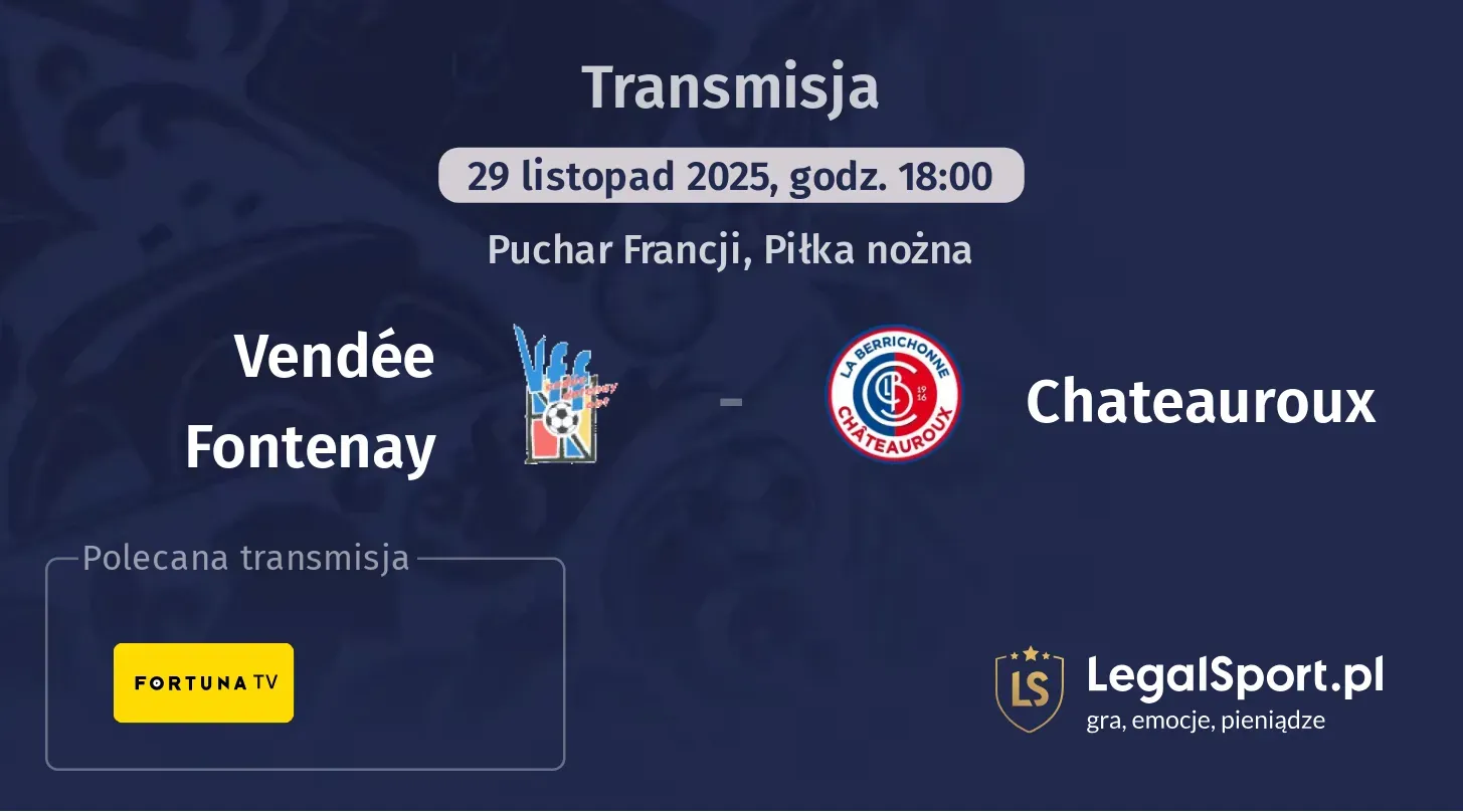 Vendée Fontenay - Chateauroux Transmisje