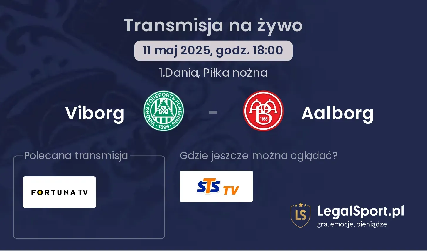 Aalborg - Viborg gdzie oglądać?