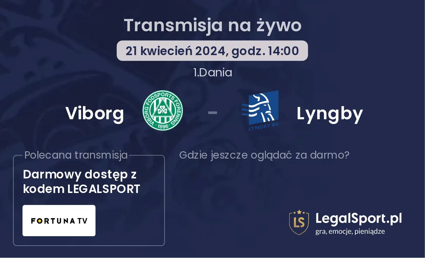 Viborg - Lyngby transmisja na żywo