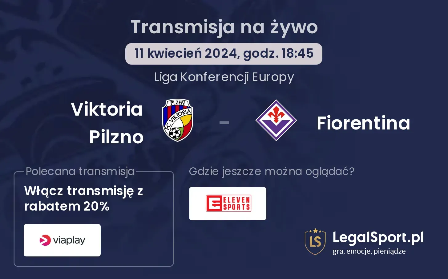 Viktoria Pilzno - Fiorentina transmisja na żywo