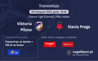 Viktoria Pilzno - Slavia Praga gdzie oglądać? (09.11)