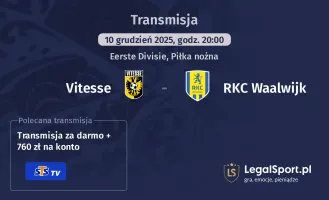 Vitesse - RKC Waalwijk gdzie oglądać? (10.12)
