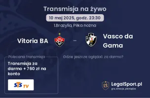 Vitoria BA - Vasco da Gama gdzie oglądać?