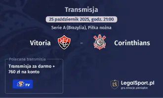Vitoria - Corinthians gdzie oglądać?
