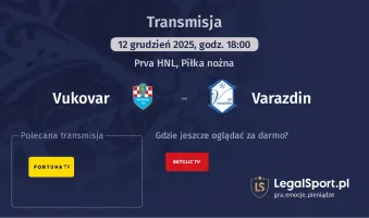 Vukovar - Varazdin gdzie oglądać? (12.12)