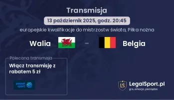 Walia - Belgia gdzie oglądać?