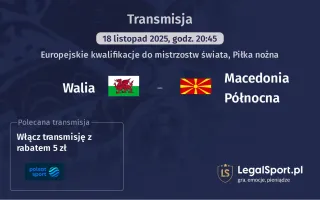 Walia - Macedonia Północna gdzie oglądać? (18.11)