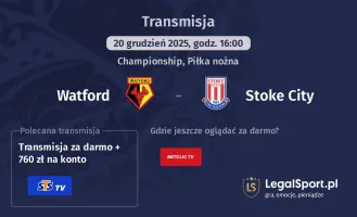 Watford - Stoke City gdzie oglądać? (20.12)