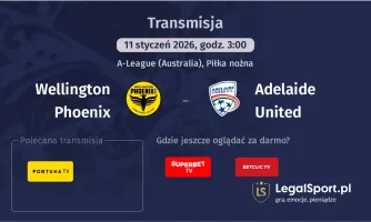 Wellington Phoenix - Adelaide United gdzie oglądać? (11.01)