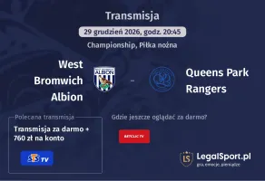 West Bromwich Albion - Queens Park Rangers gdzie oglądać? (29.12)