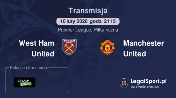 West Ham United - Manchester United gdzie oglądać (10.02.2026)