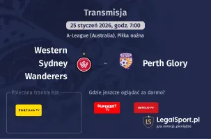 Western Sydney Wanderers - Perth Glory gdzie oglądać? (25.01)