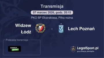 Widzew Łódź - Lech Poznań gdzie oglądać (07.03.2026)