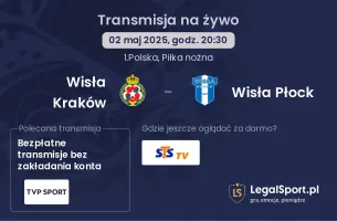 Wisła Kraków - Wisła Płock gdzie oglądać?