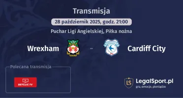 Wrexham - Cardiff City gdzie oglądać?
