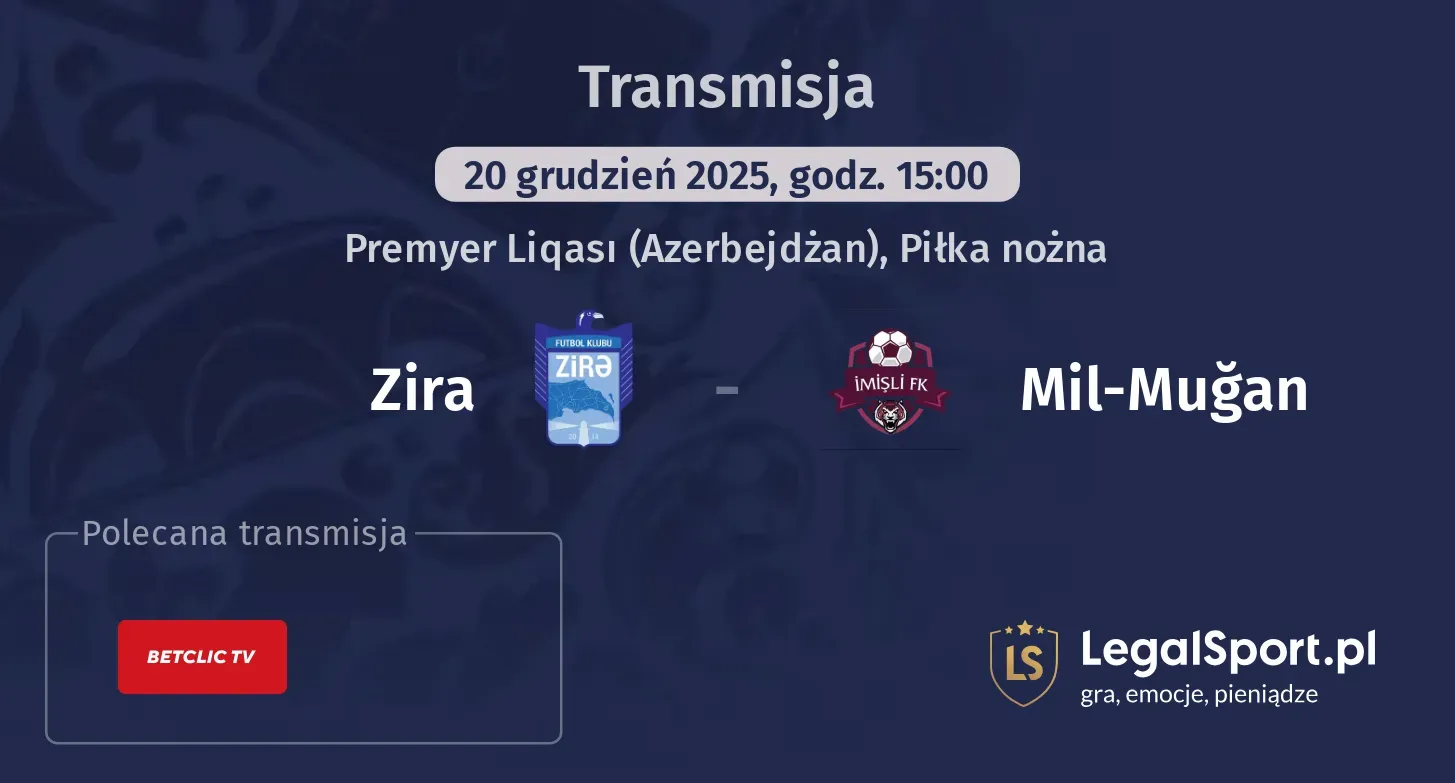 Zira - Mil-Muğan Transmisje