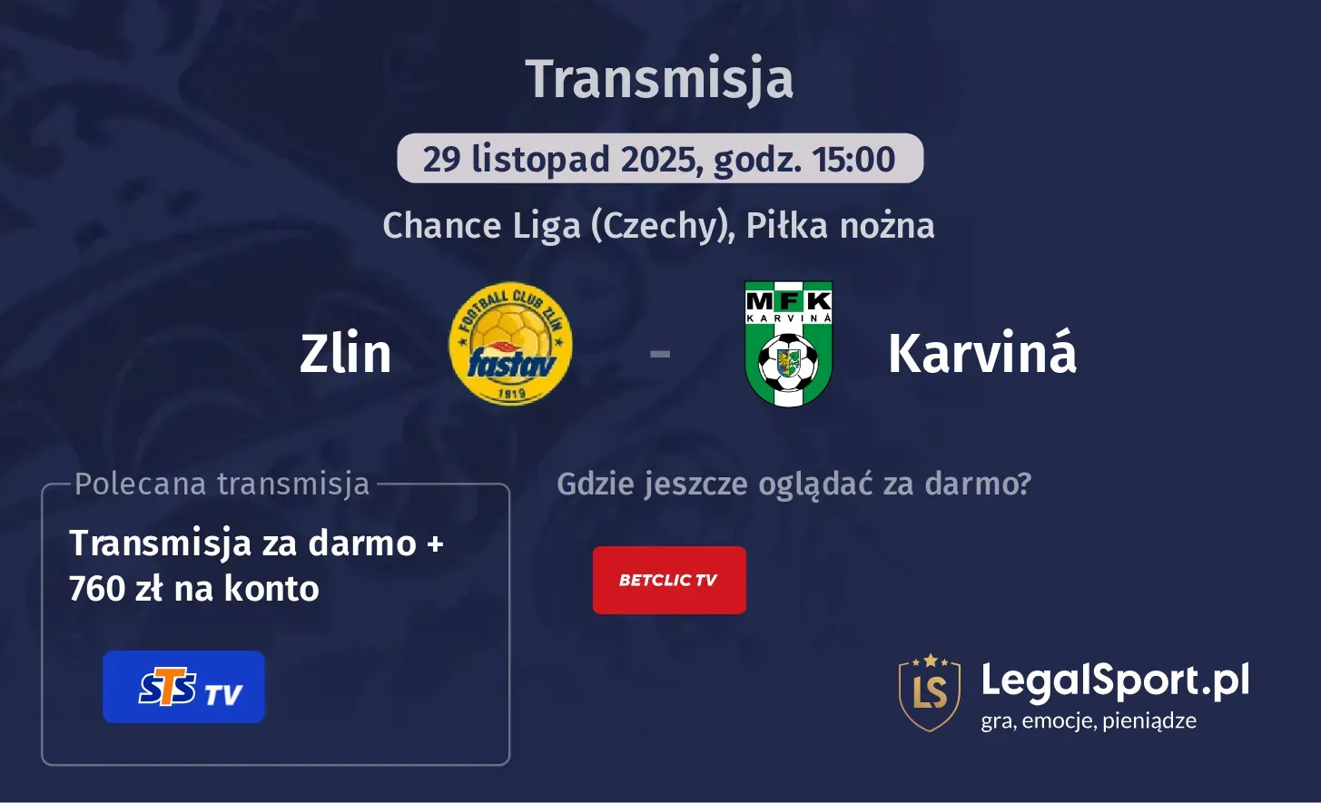 Zlin - Karviná Transmisje