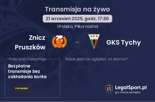 Znicz Pruszków - GKS Tychy gdzie oglądać?