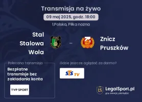 Stal Stalowa Wola - Znicz Pruszków gdzie oglądać?