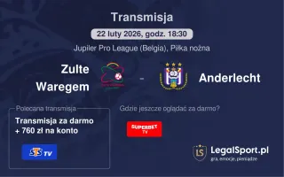 Zulte Waregem - Anderlecht gdzie oglądać? (22.02)