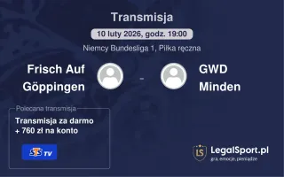 Frisch Auf Göppingen - GWD Minden gdzie oglądać? (10.02)