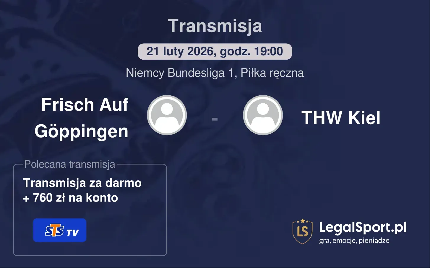 Frisch Auf Göppingen - THW Kiel Transmisje