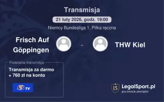Frisch Auf Göppingen - THW Kiel gdzie oglądać? (21.02)