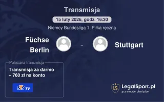 Füchse Berlin - Stuttgart gdzie oglądać? (15.02)