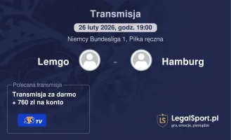 Lemgo - Hamburg gdzie oglądać? (26.02)